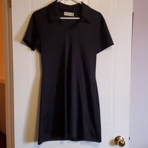 Smart Set Medium/Large Black Collar Short Dress